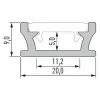 Inbouw Beloopbaar Alu Profiel CLAREO 20x9 2m ADVANCE 2 - Pack