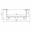 Inbouw Aluminium Profiel CLAREO 118x45 2m ADVANCE 2 - Pack