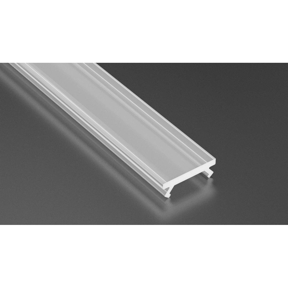 PMMA Diffuser for 12x8 Aluminum Profile and Round 2m