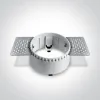 Runde ZAMBELIS GU10 DESIGN Downlight-Schale Reinweiß Ohne Leuchtmittel