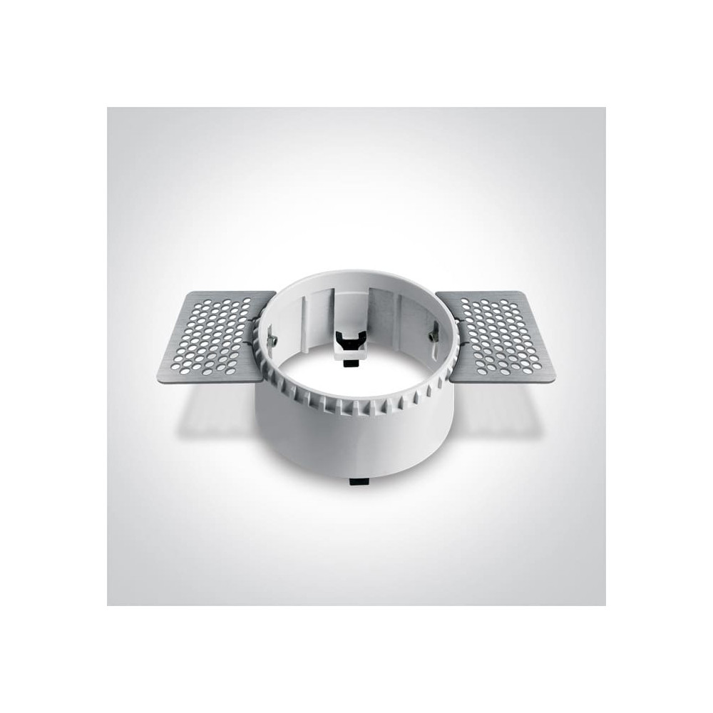 Runde ZAMBELIS GU10 DESIGN Downlight-Schale Reinweiß Ohne Leuchtmittel