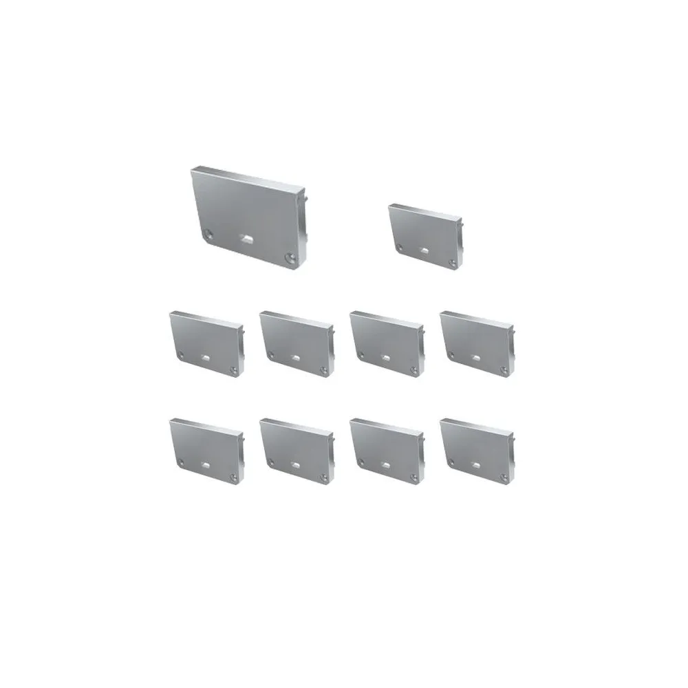 Afwerkingsdop Kunststof profiel Opbouw 43x30 Pack 10 FS