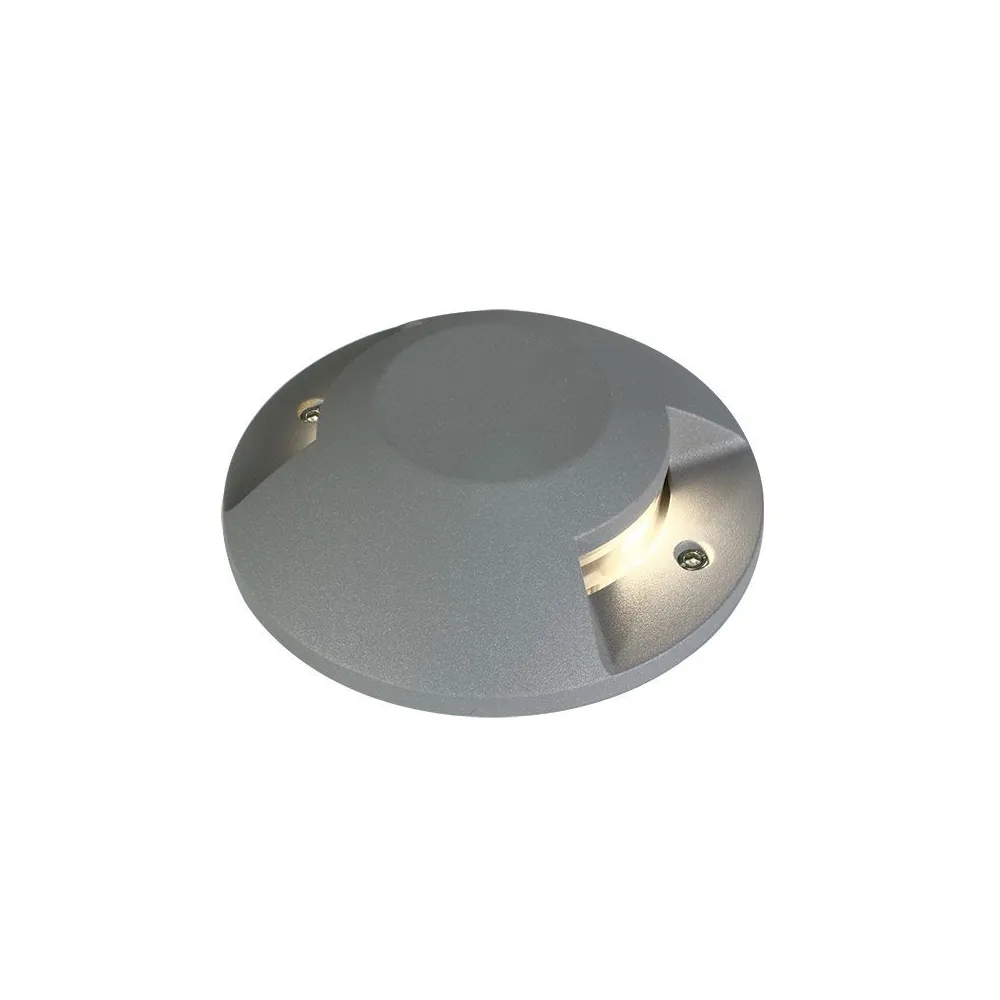 Bodeneinbauleuchte ZAMBELIS D200 12W IP67 DESIGN Grau Z69058B