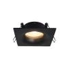 Coupelle Spot Carré ZAMBELIS GU10 IP65 DESIGN Noir Sablé S166