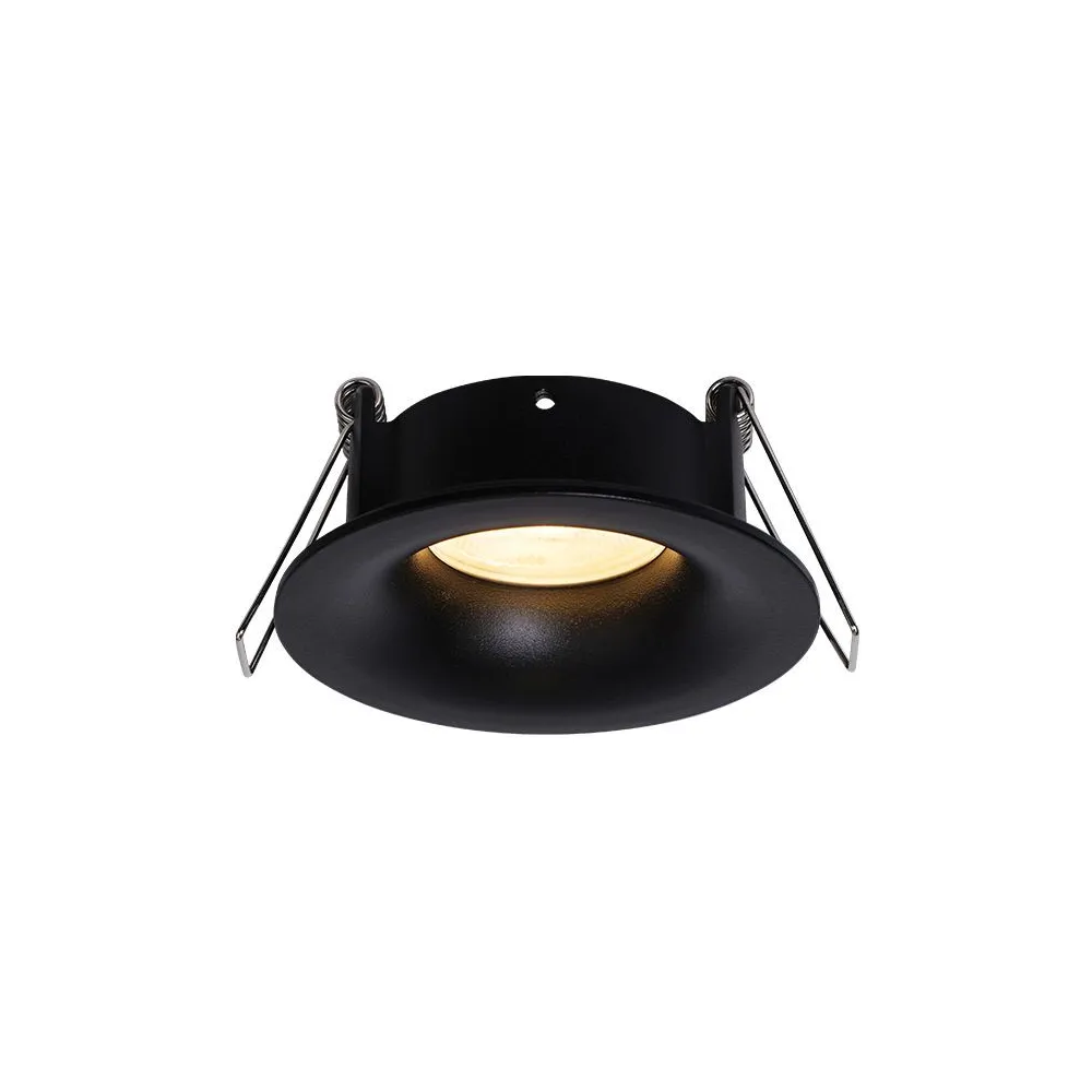 Spot Kap ZAMBELIS D68 GU10 IP65 DESIGN Zandwit Zwart S168