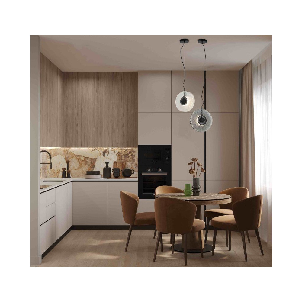 ZAMBELIS LED-Pendelleuchte D350 11W DESIGN Mattschwarz