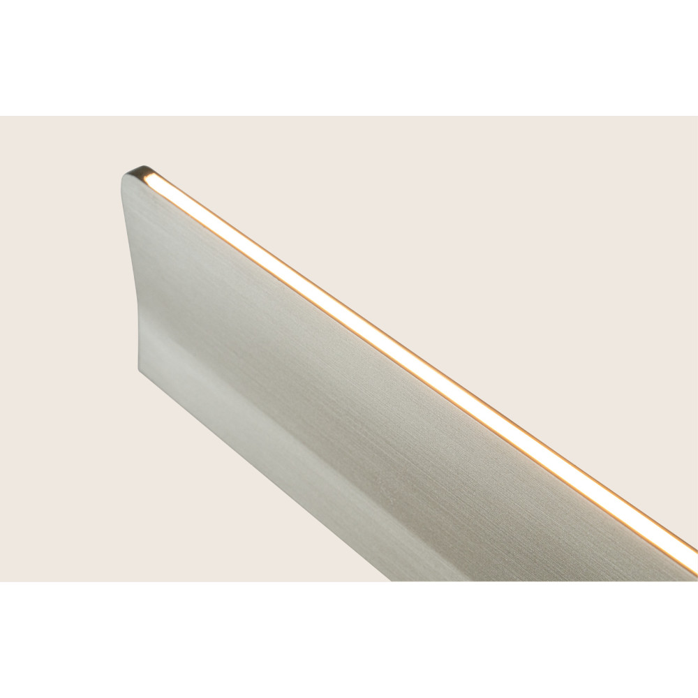 ZAMBELIS Pendant Light 40W Direct/Indirect Dimmable DESIGN Brushed Grey 25195
