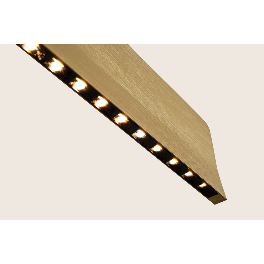 Suspension ZAMBELIS 46W Direct/Indirect Dimmable DESIGN Or Brossé 25196