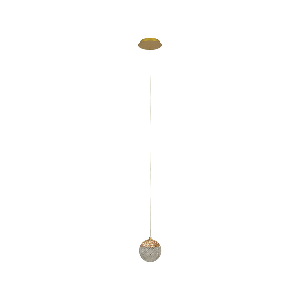 Pendelleuchte ZAMBELIS D120 9W DESIGN Mattes Gold 25323