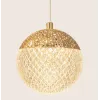 Pendant Light ZAMBELIS D120 9W DESIGN Matte Gold 25323