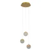 Pendant Light ZAMBELIS D330 25W Dimmable DESIGN Matte Gold 25324