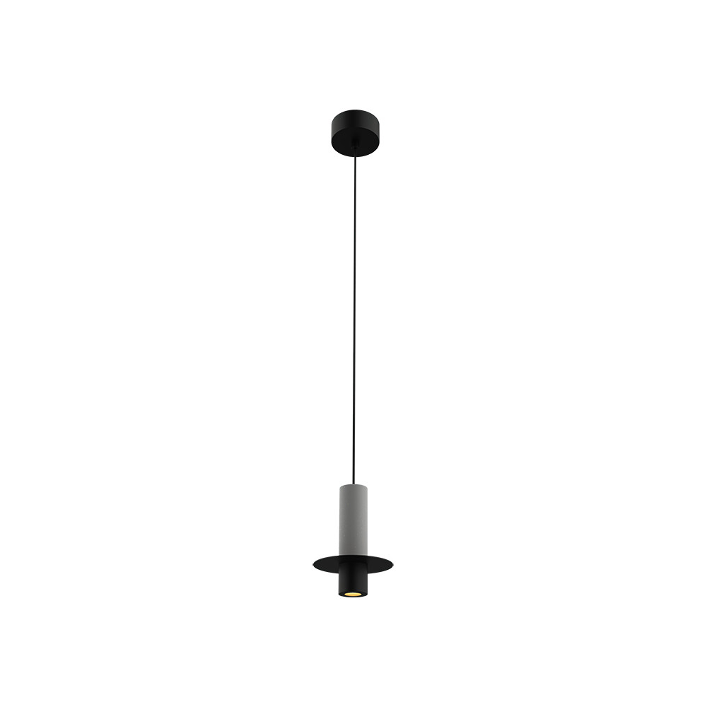 Pendelleuchte ZAMBELIS D110 6W DESIGN Schwarz und Beton 25378