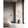 Pendant Light ZAMBELIS D110 6W DESIGN Black and Concrete 25378