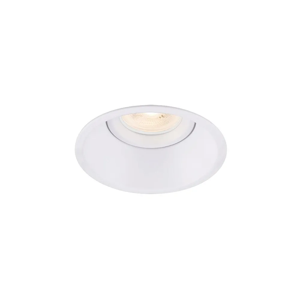 Coupelle Spot orientable ZAMBELIS D83 GU10 DESIGN Blanc Sablé S148