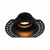 Spot-Einbaurahmen Trimless ZAMBELIS D80 GU10 DESIGN Schwarz Sandgestrahlt S162