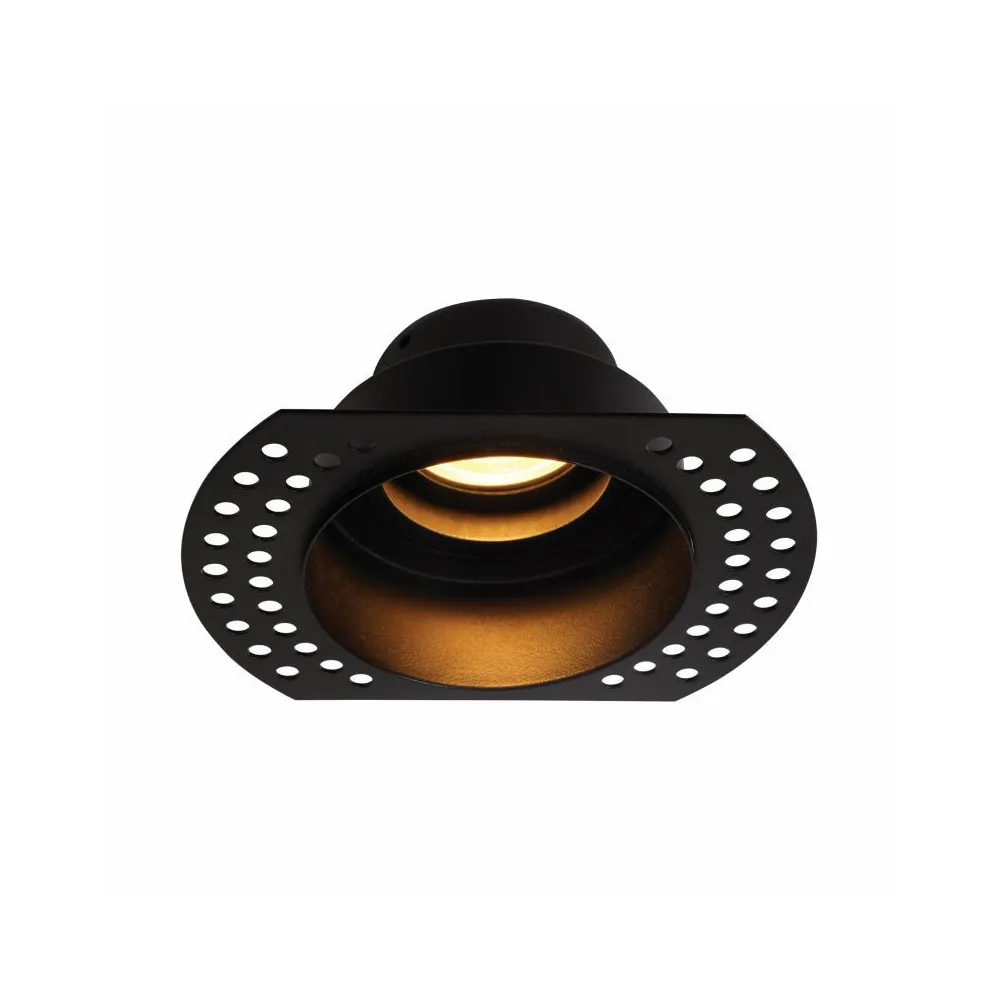 Coupelle Spot Trimless ZAMBELIS D80 GU10 DESIGN Noir Sablé S162
