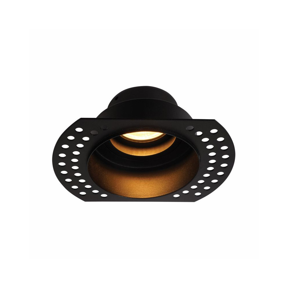 Spot-Einbaurahmen Trimless ZAMBELIS D80 GU10 DESIGN Schwarz Sandgestrahlt S162