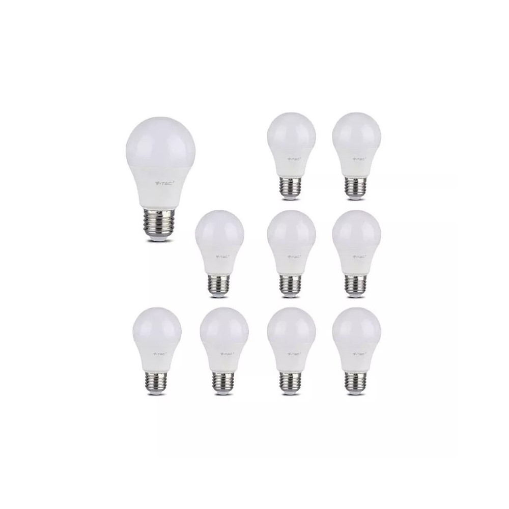 Bulbe LED E27 A60 V-TAC 8,5W START Pack 10 VT-2099