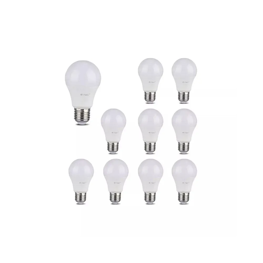 Bulbe LED E27 A60 V-TAC 8,5W START Pack 10 VT-2099