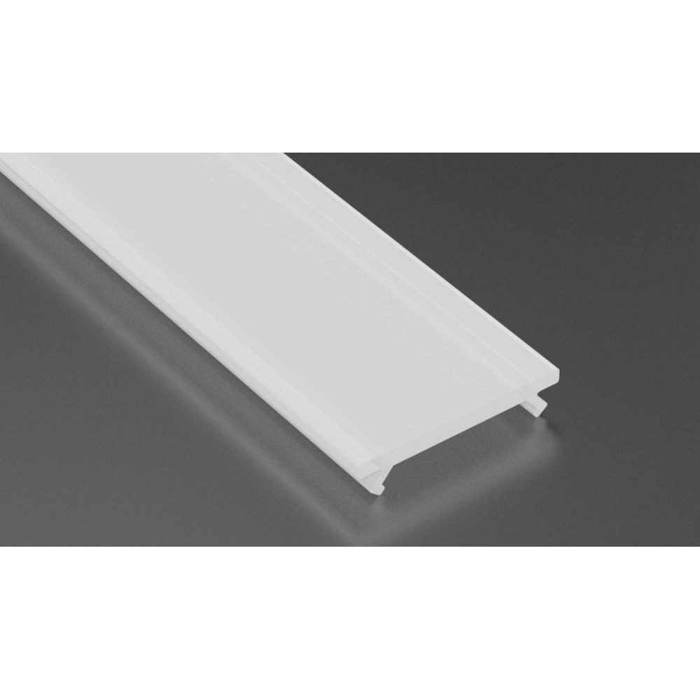 PC diffuser voor Alu profiel 16x9, 28x18, Hoek en Rond 2m