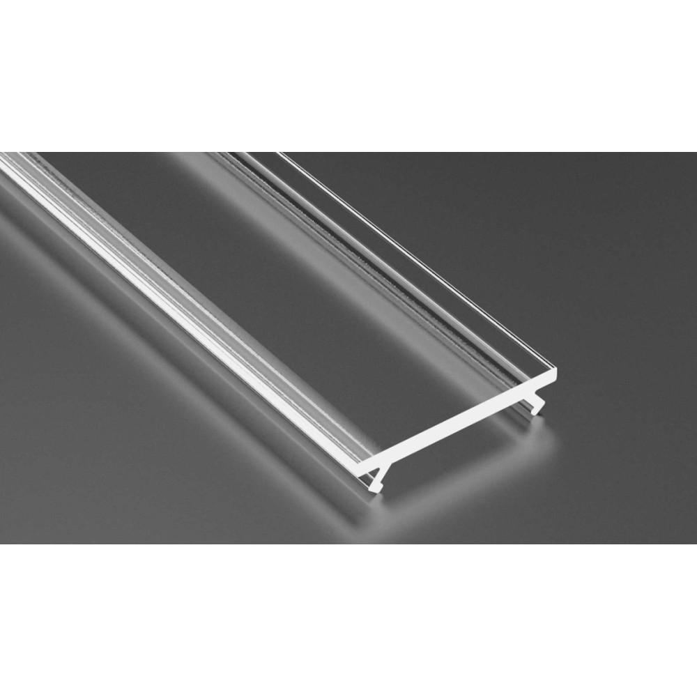 PC diffuser voor Alu profiel 16x9, 28x18, Hoek en Rond 2m
