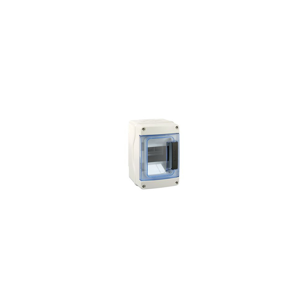 Coffret étanche IP65 Nu 4 Modules Entrées Souples EUR'OHM 19101