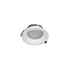 DownRay Einbauleuchte CLAREO 10W Prisma DESIGN 2 Weiß Ohne Treiber
