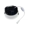 DownRay Encastré CLAREO 10W Prisma DESIGN 2 Noir Sans Driver