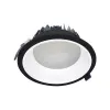 DownRay Encastré CLAREO 10W Prisma DESIGN 2 Noir Sans Driver