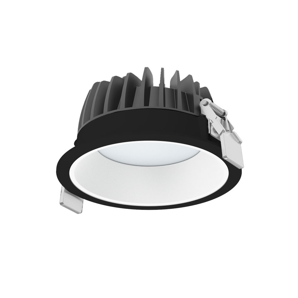 DownRay Inbouw CLAREO 30W Prisma DESIGN 2 Zwart Zonder Driver