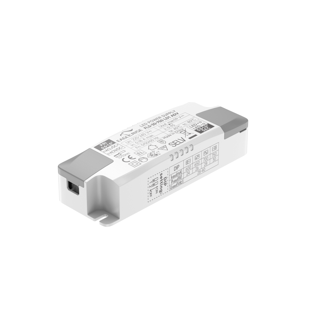 Driver High Efficiency ON/OFF Repiquable Eaglerise 900-1050mA 40W Flicker free FLS-40-1050 LD1 ADV