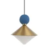 Suspension ZAMBELIS D290 20W Dimmable DESIGN Laiton Brossé 25101 FS