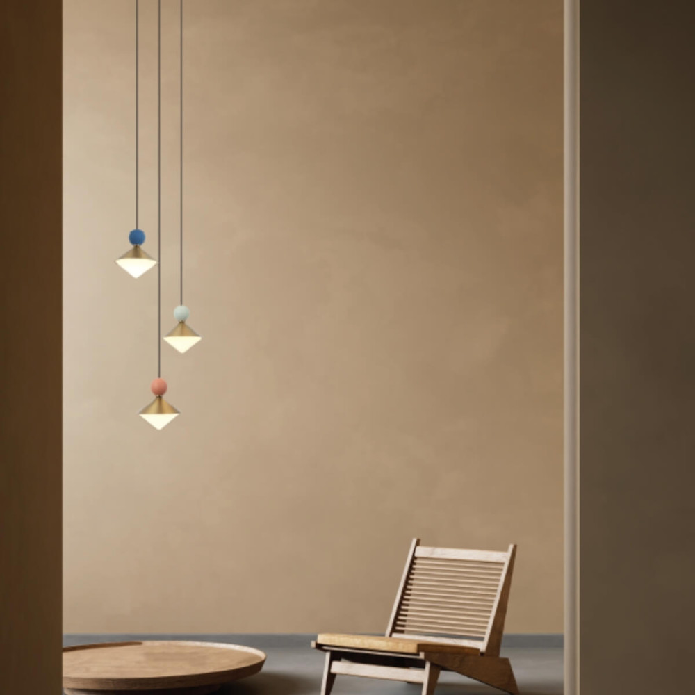 Hanglamp ZAMBELIS D290 20W Dimbaar DESIGN Geborsteld Messing 25101 FS