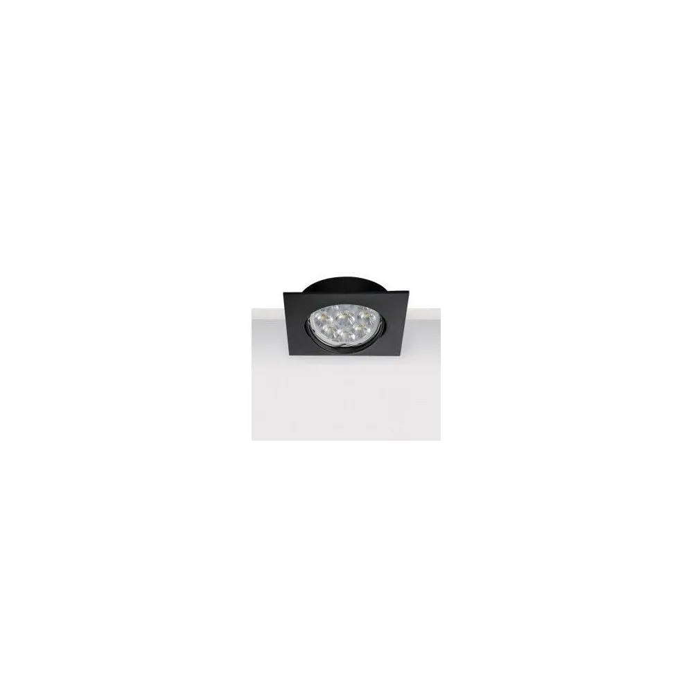 Quadratischer Spot-Reflektor ZAMBELIS GU10 DESIGN Schwarz Ohne Leuchtmittel S014