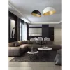Deckenleuchte ZAMBELIS D500 E27 DESIGN Matt Weiß und Gold 23258 FS