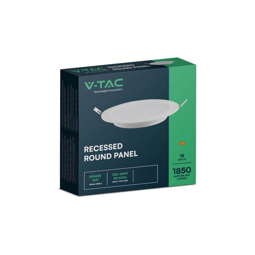 Downlight LED Flach V-TAC 18W START VT-61018