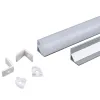 V-TAC 16x16 Aluminium Hoekprofiel 2m START Met Diffuser VT-8109