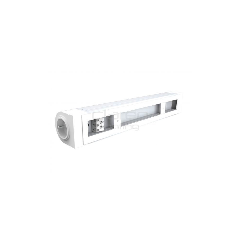 Badezimmer-Lichtleiste mit Schalter und Steckdose CLAREO 45cm 7W START