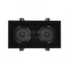DownRay Orientable CLAREO 2x20W DUO DESIGN Zwart Zonder Driver FS