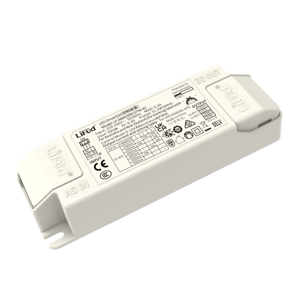 Treiber 0-10V Lifud 500-750mA LF-ABA030A-0750-42