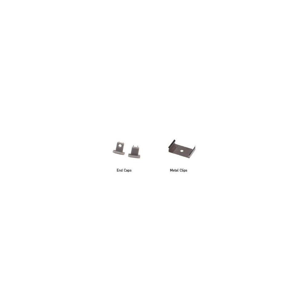 Accessories for ZAMBELIS 11x9mm DESIGN Grey Profile 20195-E