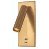 Einbau-Wandleuchte ZAMBELIS 3W DESIGN Gebürstetes Messing H67
