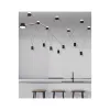 Basis voor Modulaire Hanglamp ZAMBELIS D155 100W Met Afstandsbediening DESIGN Zwart Zandkleur 19154 FS