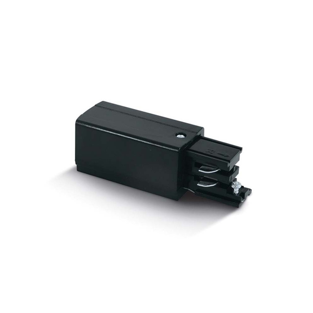 Right End Feed for 3-Circuit Track ZAMBELIS DESIGN Black 19402R