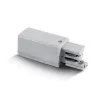 Rechter eindvoeding voor 3-fase Rail ZAMBELIS DESIGN Wit 19403R