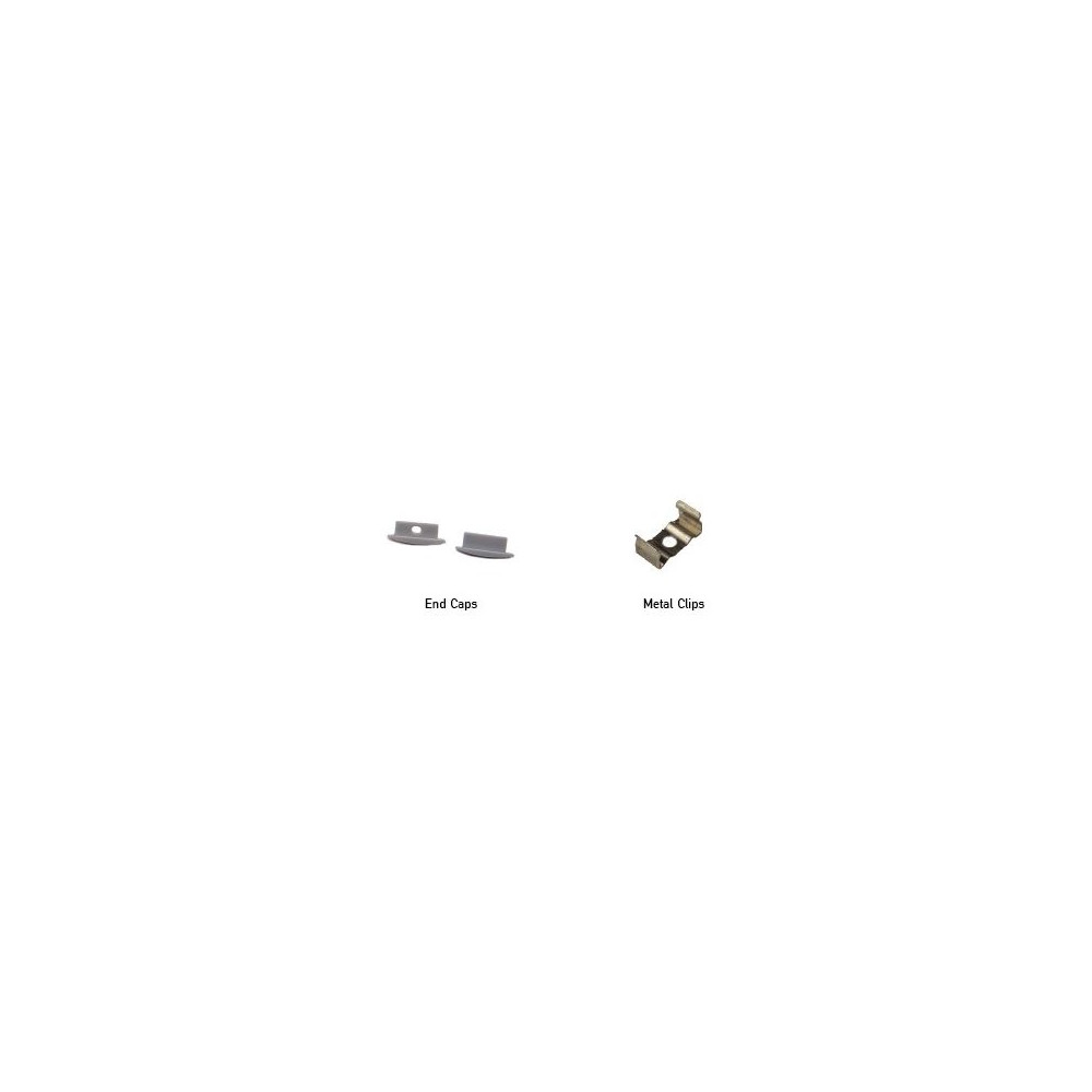 Accessories for ZAMBELIS 25x7mm DESIGN Grey Profile 20206-E FS