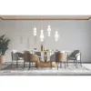 Eindgedeelte voor modulaire hanglamp ZAMBELIS D120 5W DESIGN Mat Goud 22231-G FS