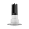 Weißer Ring für eingebautes Downlight ZAMBELIS mit Trimless-Zubehör S206 FS