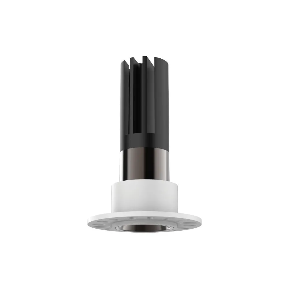 Zwarte Ring voor Inbouw Downlight ZAMBELIS met Trimless Accessoire S207 FS
