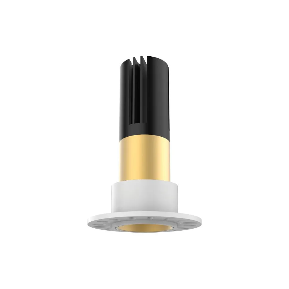 Anneau Doré pour Downlight encastré ZAMBELIS avec Accessoire Trimless S208 FS